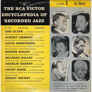 Various – The RCA Victor Encyclopedia Of Recorded Jazz: Album 1 A-Bec