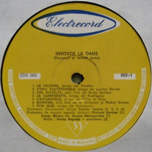 Various – Invitație La Dans (Tangouri Și Valsuri Lente)