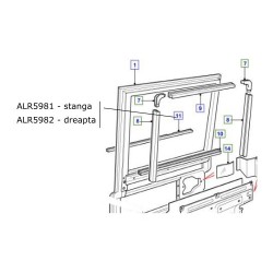 Perie geam spate stanga LR Defender 110 ALR5981