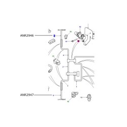 Conducta etrier frana fata dreapta LR Defender 1994-1998 ANR2946