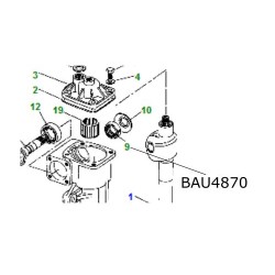 Simering caseta directie LR Defender model fara servodirectie BAU4870