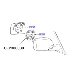 Motor oglinda Range Rover L322 CRP000080