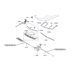 Cablu central capota Range Rover L322 FSE000041