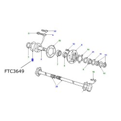 Garnitura fuzeta spate Defender model lung tip 110 pana la 1998 FTC36…