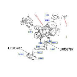 Garnitura turbo Range Rover LR003787