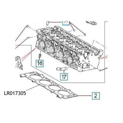 Garnitura chiulasa LR017305 LR001220  Freelander 2