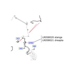 Furtun frana fata stanga Range Rover Sport LR058020