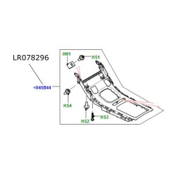 Ornament rama superior consola bord Range Rover Evoque LR078296