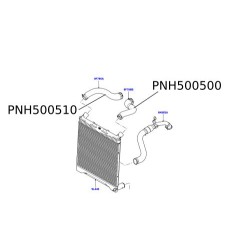 Furtun intercooler Range Rover L322 PNH500510