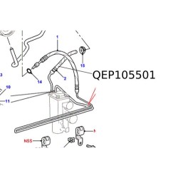 Furtun caseta directie Discovery 2 QEP105501
