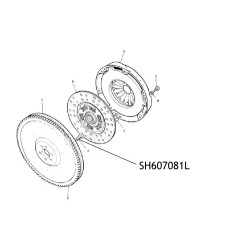 Surub volanta SH607081L Land Rover Defender Discovery