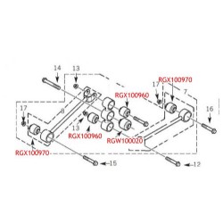 Bucsa brat suspensie RGX100960 Land Rover Discovery