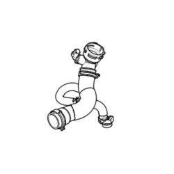 Furtun inferior radiator Jaguar F-TYPE si XK C2P24286