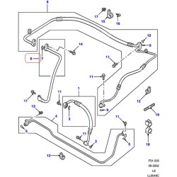 Conducta aer conditionat JUE107500 Land Rover Freelander