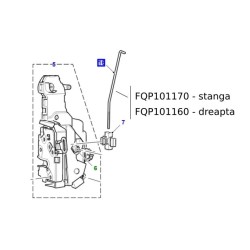Ax broasca usa stanga fata Discovery 2 FQP101170