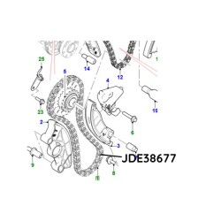 Lant distributie principal 2.0 benzina Jaguar JDE38677