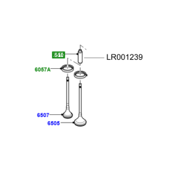 Ghid supapa motor LR Freelander 2.2 diesel LR001239