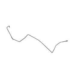 Conducta frana spate dreapta Range Rover 2005-2013 LR056966