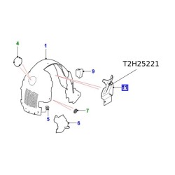Capac far carenaj fata stanga Jaguar XE XF de la 2016 F-PACE T2H25221